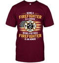 Short Sleeve Tee — Maroon