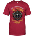 Short Sleeve Tee — Deep Red