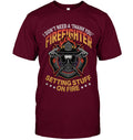 Short Sleeve Tee — Maroon