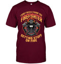 Short Sleeve Tee — Maroon