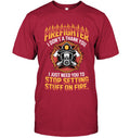 Short Sleeve Tee — Deep Red