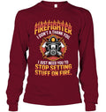 Long Sleeve — Cardinal Red
