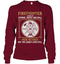 Long Sleeve — Cardinal Red