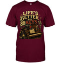 Short Sleeve Tee — Maroon