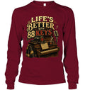 Long Sleeve — Cardinal Red