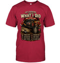 Short Sleeve Tee — Deep Red