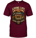 Short Sleeve Tee — Maroon